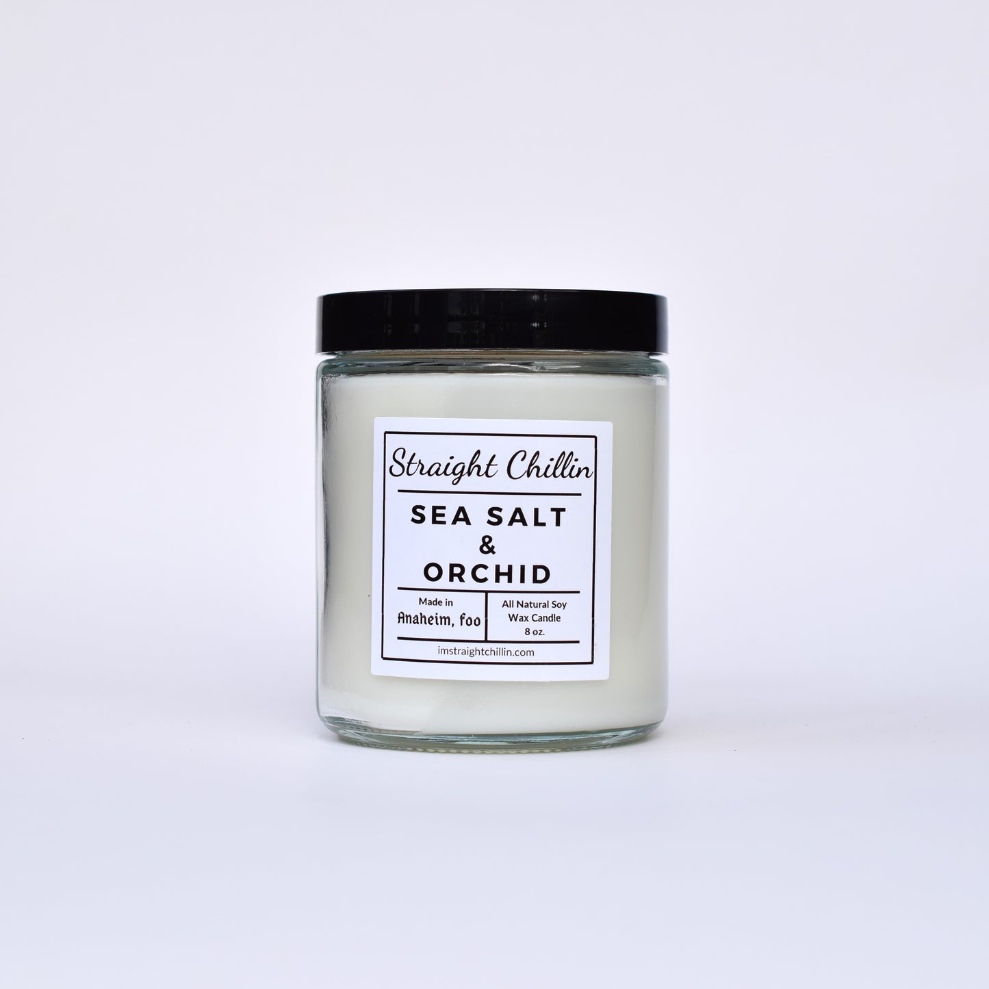 Sea Salt + Orchid Candle