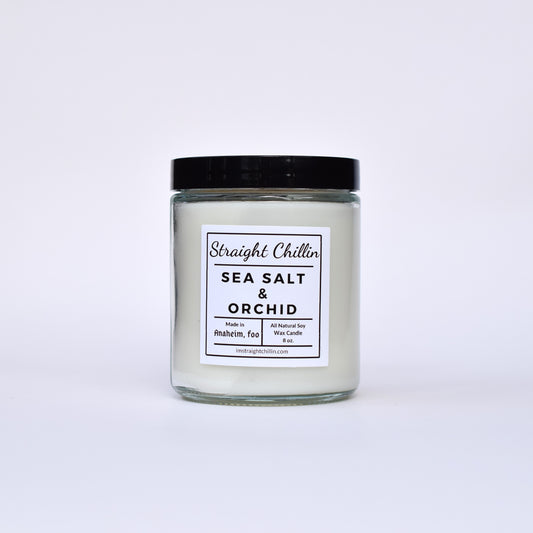 Sea Salt + Orchid Candle